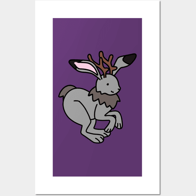 Jolly Jackalope Wall Art by ncprocter